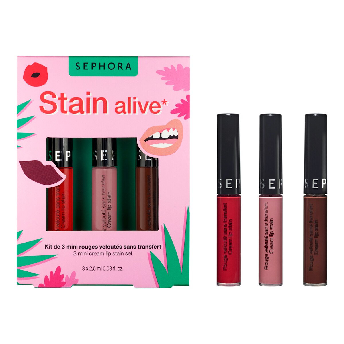 Mini Cream Lip Stain Set (Set de Mini Labiales L&iacute;quidos)